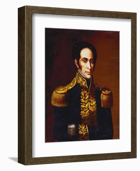 Simon Bolivar, 1825-Antonio Salas-Framed Giclee Print