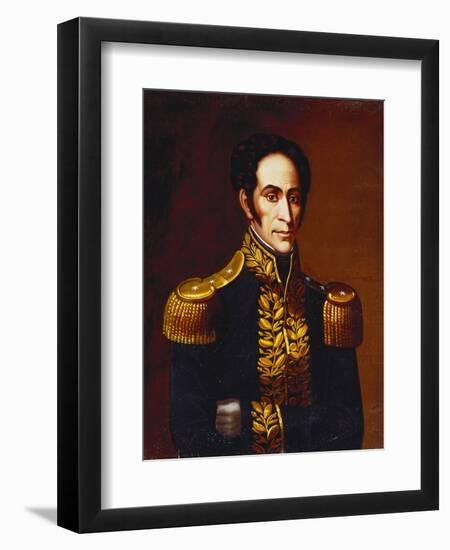 Simon Bolivar, 1825-Antonio Salas-Framed Giclee Print