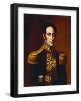 Simon Bolivar, 1825-Antonio Salas-Framed Giclee Print