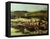 Simon Bolivar and Francisco De Paula Santander Travelling to Bogota-Francisco De Paula Alvarez-Framed Stretched Canvas