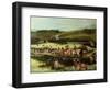 Simon Bolivar and Francisco De Paula Santander Travelling to Bogota-Francisco De Paula Alvarez-Framed Giclee Print