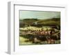 Simon Bolivar and Francisco De Paula Santander Travelling to Bogota-Francisco De Paula Alvarez-Framed Giclee Print