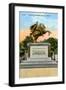 Simon Bolivar Monument, Lima, Peru, Early 20th Century-null-Framed Giclee Print