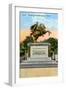 Simon Bolivar Monument, Lima, Peru, Early 20th Century-null-Framed Giclee Print