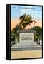 Simon Bolivar Monument, Lima, Peru, Early 20th Century-null-Framed Stretched Canvas