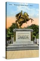 Simon Bolivar Monument, Lima, Peru, Early 20th Century-null-Stretched Canvas