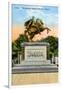 Simon Bolivar Monument, Lima, Peru, Early 20th Century-null-Framed Giclee Print