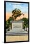 Simon Bolivar Monument, Lima, Peru, Early 20th Century-null-Framed Giclee Print