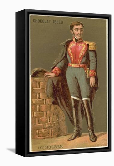Simon Bolivar, Venezuelan Military and Political Leader-null-Framed Stretched Canvas