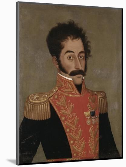 Simon Bolivar-Jose Gil De Castro-Mounted Giclee Print