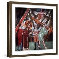 Simon Carrying the Cross, 1494-Philippos Goul-Framed Giclee Print