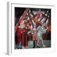 Simon Carrying the Cross, 1494-Philippos Goul-Framed Giclee Print