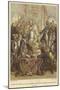 Simon De Montfort and the Barons Demanding Reforms from Henry III, Ad 1258-Sir John Gilbert-Mounted Giclee Print