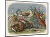 Simon De Montfort is Killed at the Battle of Evesham-James Doyle-Mounted Art Print