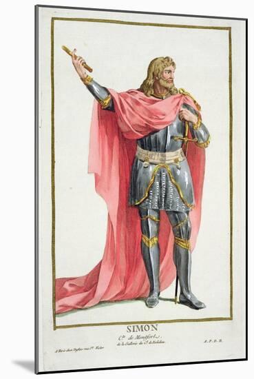 Simon de Montfort-Pierre Duflos-Mounted Giclee Print