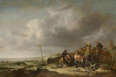 Battle on the Slaak Between the Dutch and Spanish Fleets in the Night of 12-13 September-Simon de Vlieger-Art Print
