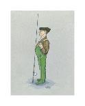 The Fly Fisherman-Simon Dyer-Premium Giclee Print
