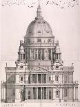 St Paul's Cathedral, London, 1702-Simon Gribelin-Mounted Giclee Print