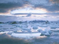 Jokuslarlon Glacial Lagoon, Vatnajokull Ice-Cap, Iceland, Polar Regions-Simon Harris-Photographic Print