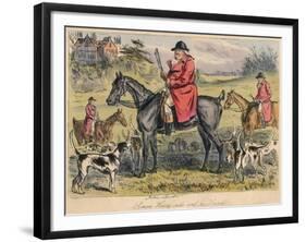 Simon Heavy - Side and His Hounds, 1865-Hablot Knight Browne-Framed Giclee Print