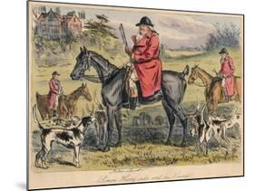 Simon Heavy - Side and His Hounds, 1865-Hablot Knight Browne-Mounted Giclee Print