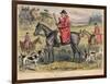 Simon Heavy - Side and His Hounds, 1865-Hablot Knight Browne-Framed Giclee Print