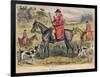 Simon Heavy - Side and His Hounds, 1865-Hablot Knight Browne-Framed Giclee Print