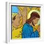 Simon helps Jesus-Sara Hayward-Framed Giclee Print