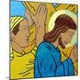 Simon helps Jesus-Sara Hayward-Mounted Giclee Print