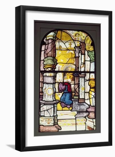 Simon in the Temple Beholding the Holy Spirit-null-Framed Giclee Print