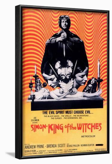 Simon, King of the Witches, Andrew Prine, 1971-null-Framed Art Print