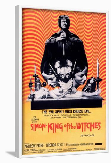 Simon, King of the Witches, Andrew Prine, 1971-null-Framed Art Print