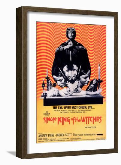 Simon, King of the Witches, Andrew Prine, 1971-null-Framed Art Print