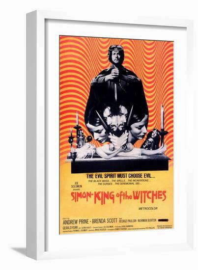 Simon, King of the Witches, Andrew Prine, 1971-null-Framed Art Print