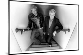 Simon le Bon and Nick Rhodes of Duran Duran Backstage at the Jay Leno Show, La. October 2004-null-Mounted Photographic Print