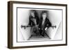 Simon le Bon and Nick Rhodes of Duran Duran Backstage at the Jay Leno Show, La. October 2004-null-Framed Photographic Print