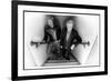 Simon le Bon and Nick Rhodes of Duran Duran Backstage at the Jay Leno Show, La. October 2004-null-Framed Photographic Print
