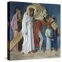 Simon of Cyrene Helps Jesus 5th Station of the Cross-Martin Feuerstein-Stretched Canvas