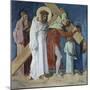 Simon of Cyrene Helps Jesus 5th Station of the Cross-Martin Feuerstein-Mounted Giclee Print