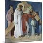 Simon of Cyrene Helps Jesus 5th Station of the Cross-Martin Feuerstein-Mounted Giclee Print