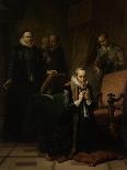 Last Prayer of Johan Van Oldebarneveldt-Simon Opzoomer-Stretched Canvas