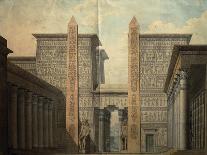 Set Design of the Temple of the Sun-Simon Quaglio-Giclee Print