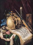 Still Life with a Globe, Books, Shells and Corals-Simon Renard De Saint-andre-Laminated Giclee Print