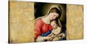 Madonna and Child (after Van Dyck)-Simon Roux-Art Print