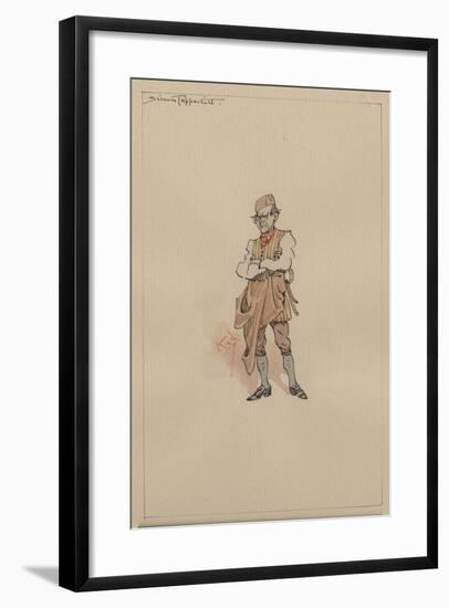 Simon Tappertit, C.1920s-Joseph Clayton Clarke-Framed Giclee Print