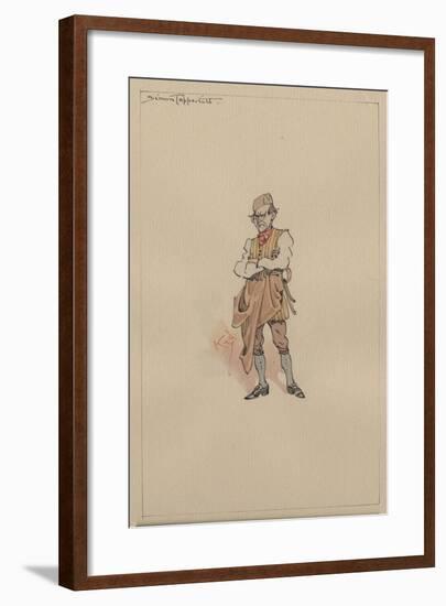 Simon Tappertit, C.1920s-Joseph Clayton Clarke-Framed Giclee Print