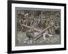 Simon the Cyrenian Compelled to Carry the Cross with Jesus-James Tissot-Framed Giclee Print