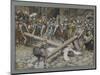 Simon the Cyrenian Compelled to Carry the Cross with Jesus-James Tissot-Mounted Giclee Print