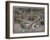 Simon the Cyrenian Compelled to Carry the Cross with Jesus-James Tissot-Framed Giclee Print