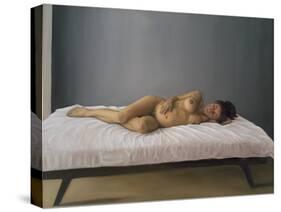 Simona Pregnant Lying Down, 2007-Peter Breeden-Stretched Canvas